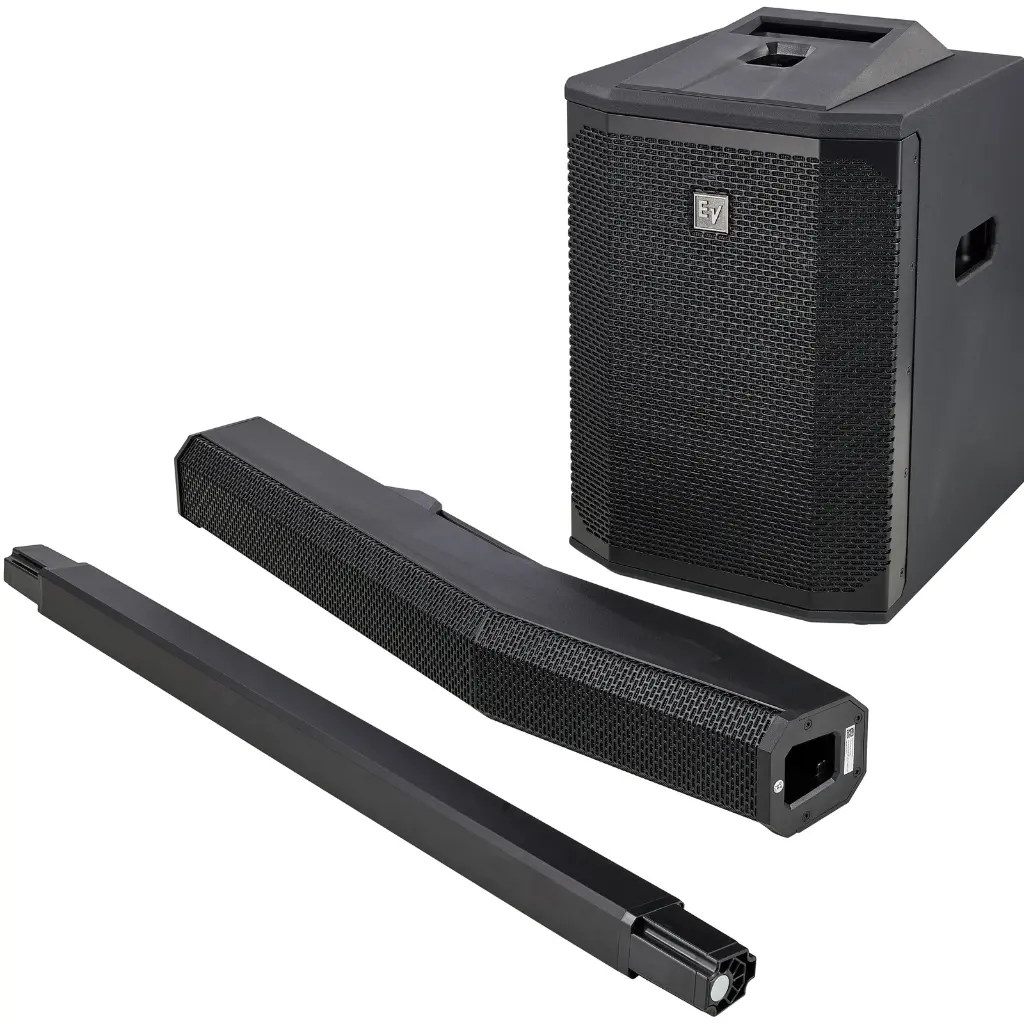 Electro-Voice Evolve 50-KB 8" Portable Column PA System with Bluetooth, Mixer, and KB Stand Adapter | 1200W Peak Power