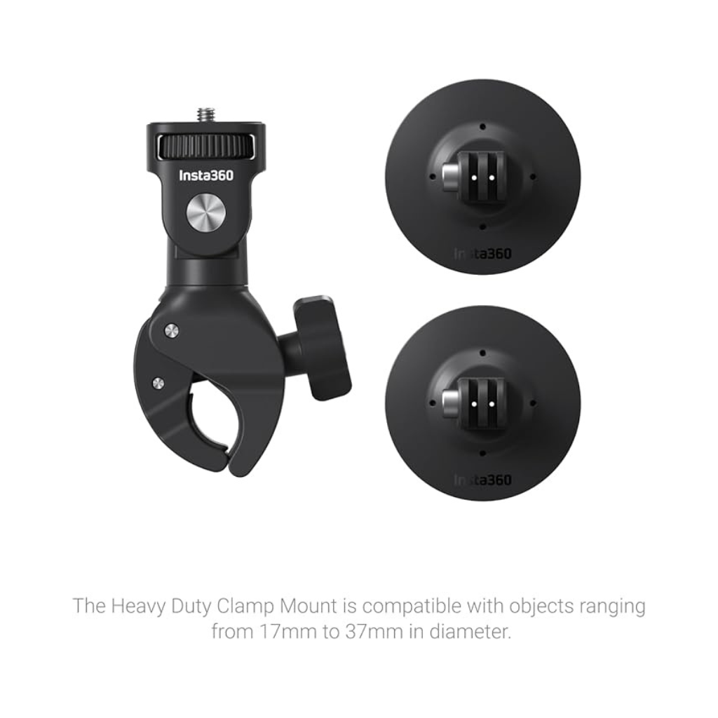 Insta360 Motorcycle Kit - Capture Dynamic Riding Footage with Secure, Vibration-Dampening Mounts