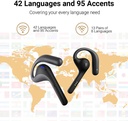 Timekettle W4 Pro AI Interpreter Earbuds (Grey) - Real-Time Translator Device for Calls, Videos, and Face-to-Face Conversations