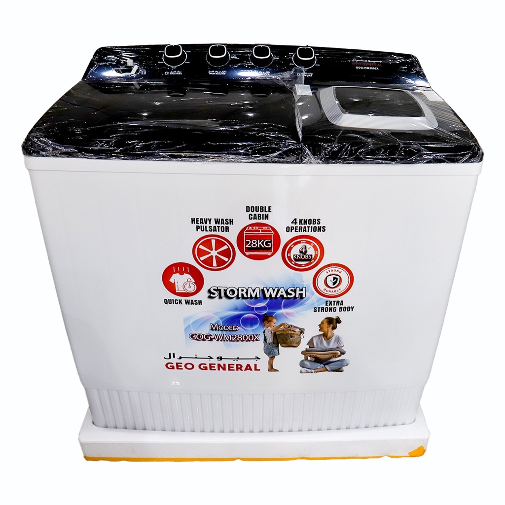 Geo General GOG-WM2800X 28KG Semi-Automatic Washing Machine