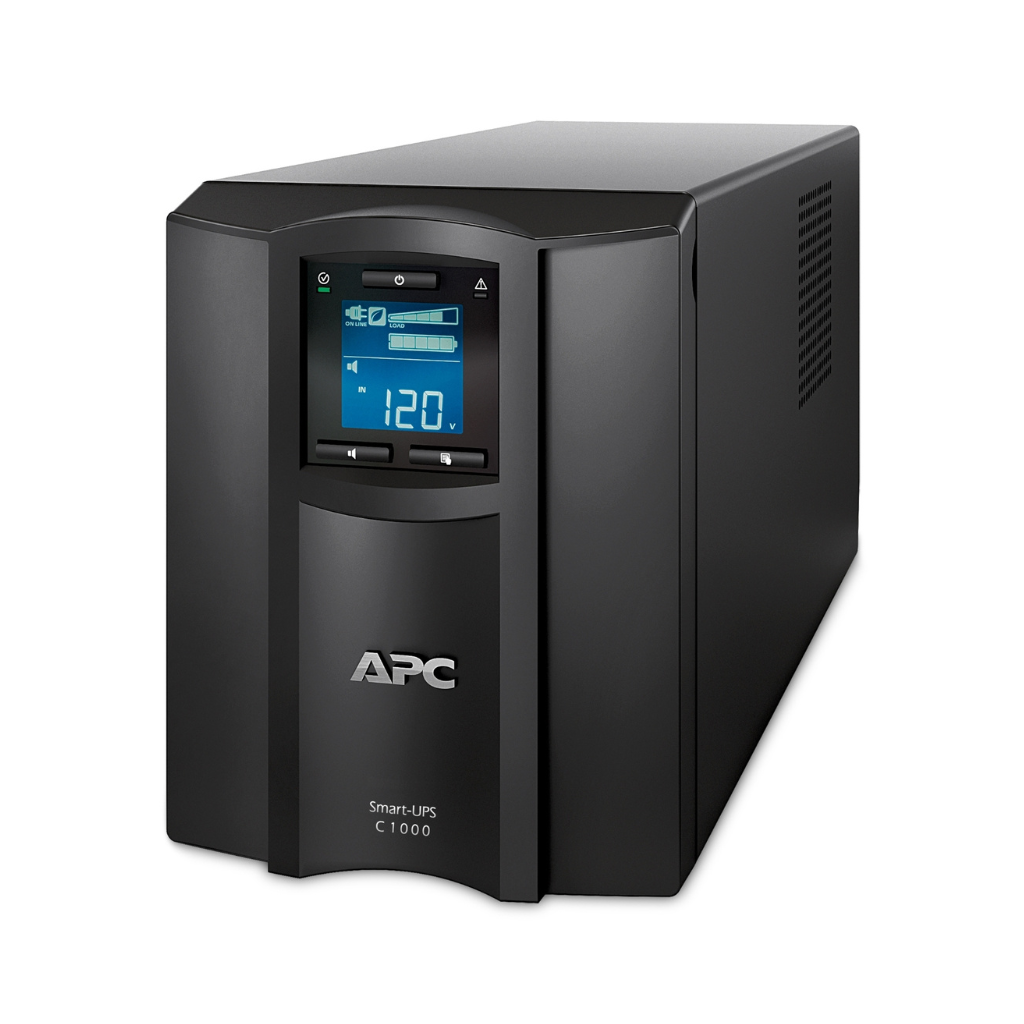 APC Smart-UPS SMC1000IC 1000VA 230V LCD Tower UPS | 8x C13 Outlets | SmartConnect | Pure Sine Wave 