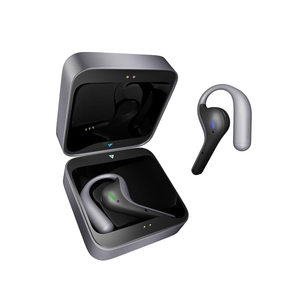 Timekettle W4 Pro AI Interpreter Earbuds (Grey) - Real-Time Translator Device for Calls, Videos, and Face-to-Face Conversations