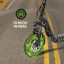 Geepas GeeBike 12" Electric Scooter GEST63090 | Foldable Commuter Scooter w/ Suspension, App Control, Brake Lights & Adjustable Speed