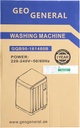 GEO GENERAL 9kg Fully Automatic Top Load Washing Machine (Model GQB90-161480B) with Child Lock, Air Dry & Preset Wash