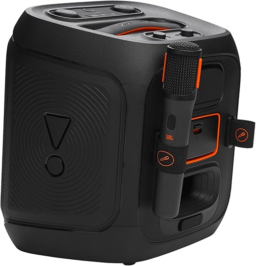 JBL PartyBox Encore 2 Portable Bluetooth Speaker | Wireless Mic, AI Boost, 15H Battery, Dynamic Lights, Karaoke & IPX4 Splashproof