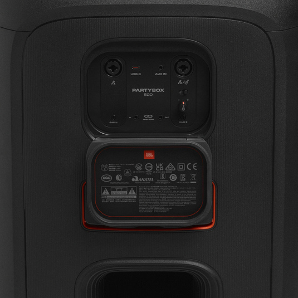 JBL PartyBox 520: Portable 240W Party Speaker | Dynamic Light Show, Karaoke & Bass Boost | 12-Hour Playtime