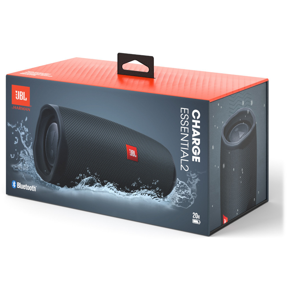 JBL Charge Essential 2 – Portable Bluetooth Speaker with Rich Bass, IPX7 Waterproof, 20H Playtime & USB Charging