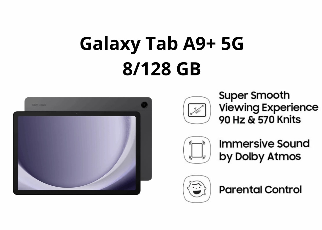 Samsung Galaxy Tab A9+ (2023) – 8GB RAM / 128GB Storage