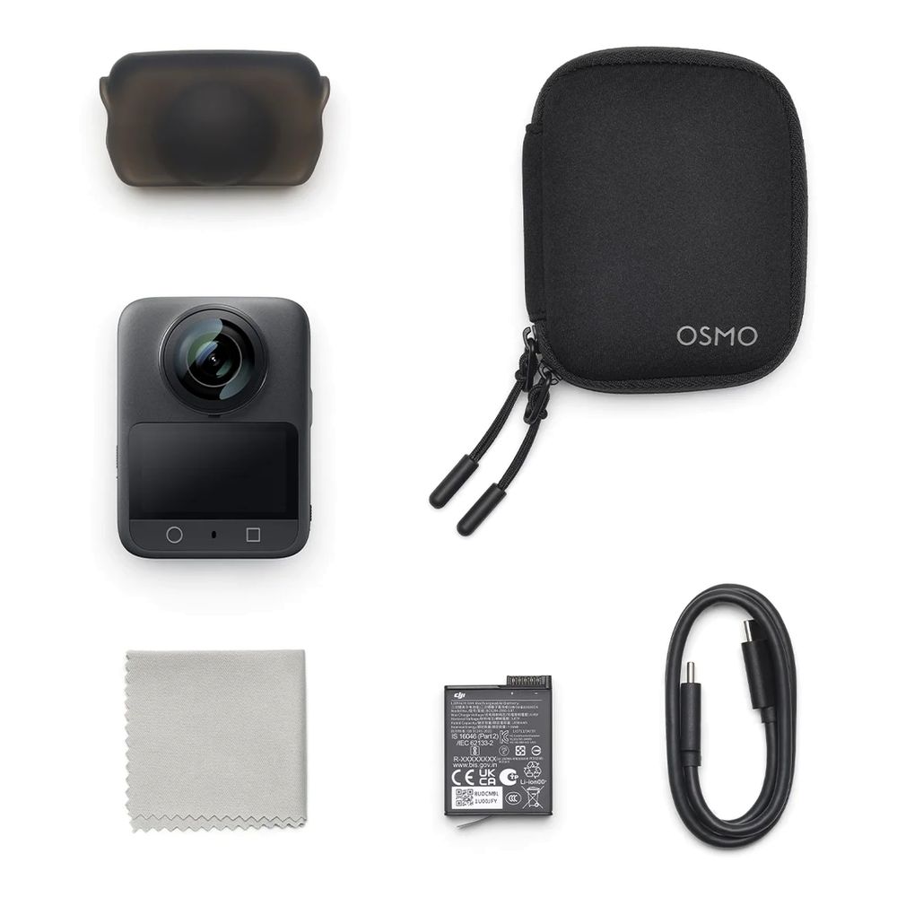 DJI Osmo 360: 4K 360-Degree Stabilized Gimbal Camera for Immersive Content 