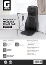 Geepas Full-body Massage Chair Pad 