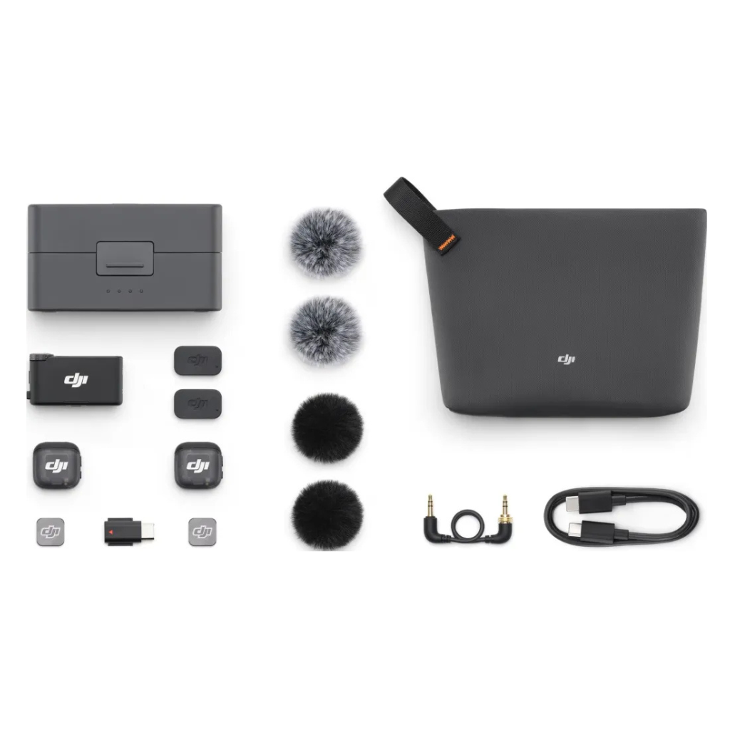 DJI Mic 3 - Pro-Grade Wireless Microphone System for Creators
