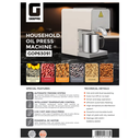 2-in-1 Household Oil Press Machine - Cold & Hot Extraction 