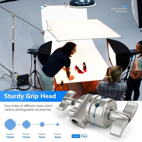 PROMAGE PHOTOGRAPHY MAGIC LEG C-TYPE LIGHT STAND FILM AND TV FLASH BRACKET PM-LS250C