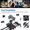 NEEWER ER1 120CM CARBON FIBER MOTORIZED CAMERA SLIDER WITH APP CONTROL & REMOTE