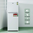 Geepas 270L Double Door Refrigerator GRF2708WPN