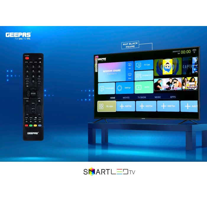 Geepas GLED7520SEUHD 75" Smart LED TV