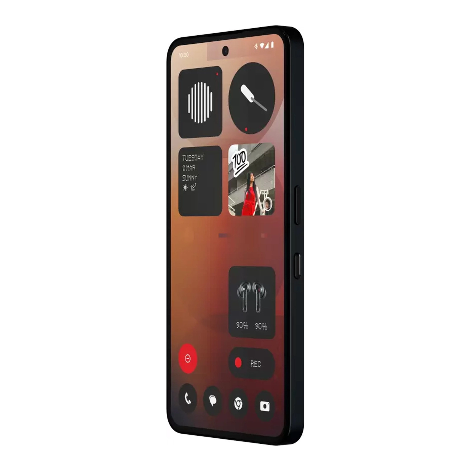 Nothing Phone (3a) – 12GB RAM / 256GB (White) | Glyph Interface | Snapdragon 7s Gen 2 | 6.7" 120Hz AMOLED | 50MP Dual Cam | 5000mAh Battery | Nothing OS 2.5