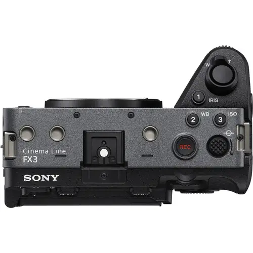 Sony FX3 Full-Frame Cinema Camera – 4K 120p | 10.2MP BSI CMOS | ISO 80-409600 | 15+ Stops Dynamic Range | S-Cinetone | Compact Body | E-Mount | Includes XLR Handle