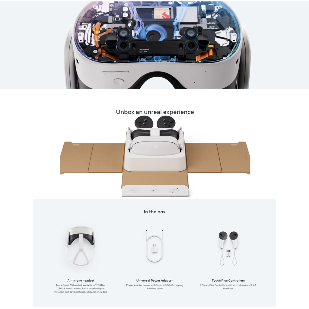 Meta Quest 3S Unreal device Enhanced Immersion, Smarter Performance
