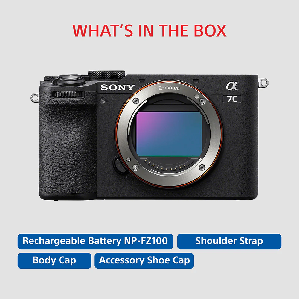 Sony Alpha A7C II Mirrorless Camera (Full-Frame, 33MP, 4K Video) – Compact & Lightweight