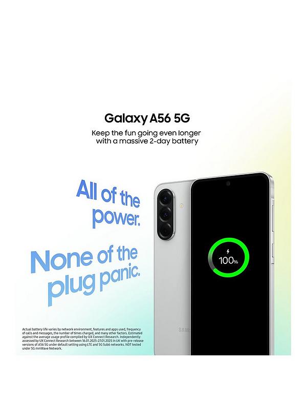 Samsung Galaxy A56 5G (2024) – 8GB RAM, 256GB Storage – 6.6" FHD+ 120Hz AMOLED – 50MP Triple Camera – 5000mAh Battery