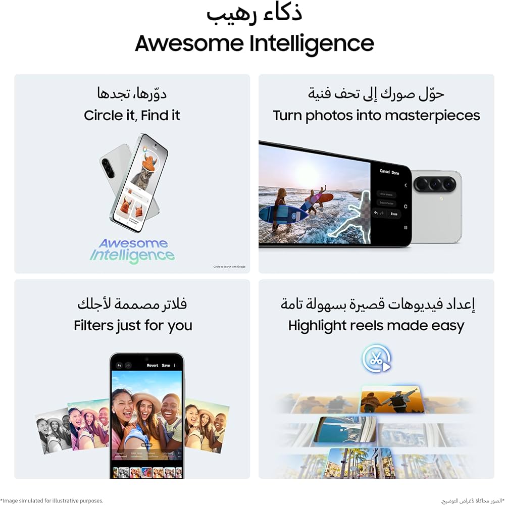 Samsung Galaxy A56 5G (2024) – 8GB RAM, 256GB Storage – 6.6" FHD+ 120Hz AMOLED – 50MP Triple Camera – 5000mAh Battery