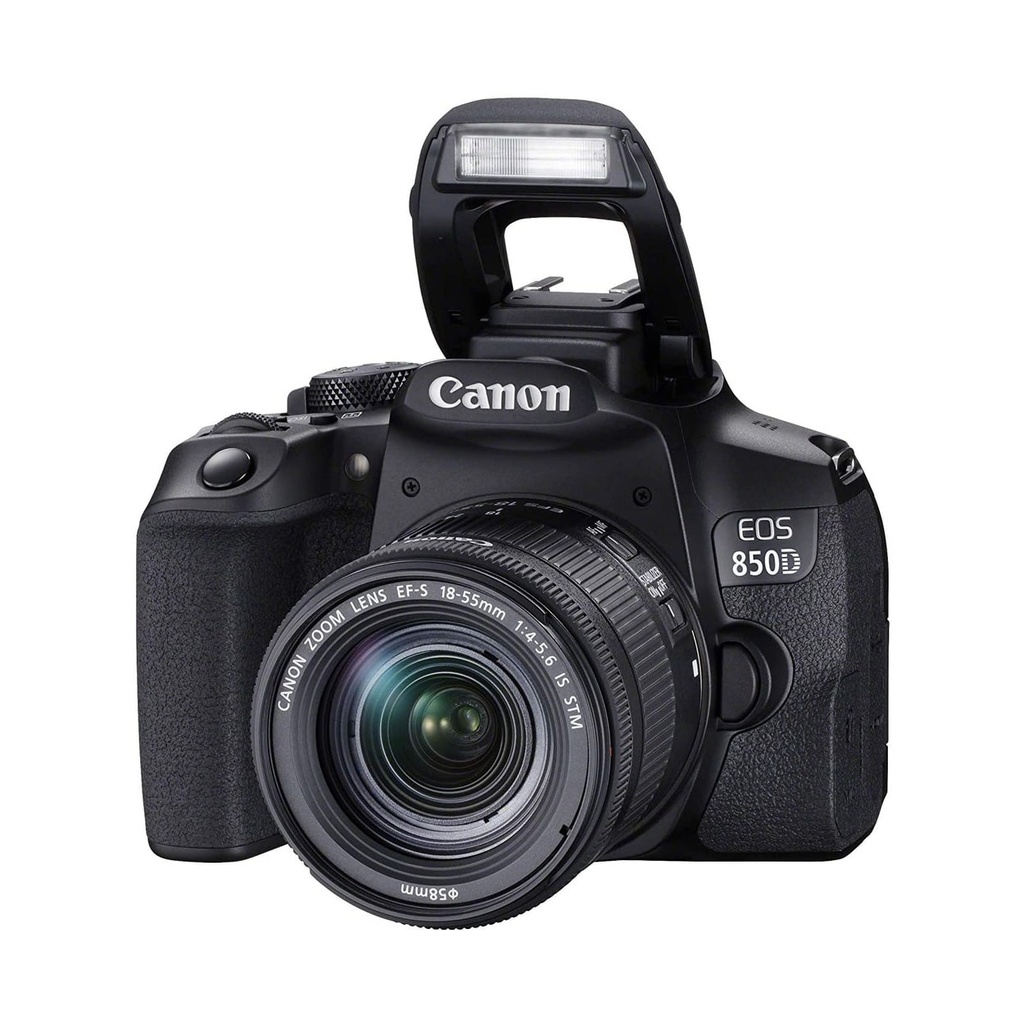 Canon EOS 850D DSLR Camera with 18-135mm Lenses – 24.1MP, 4K Video, Dual Pixel AF