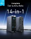 Anker Prime 14-in-1 USB-C Docking Station – Dual 4K Display, 160W Power Delivery, Thunderbolt 4 Hub for Laptop & Desktop