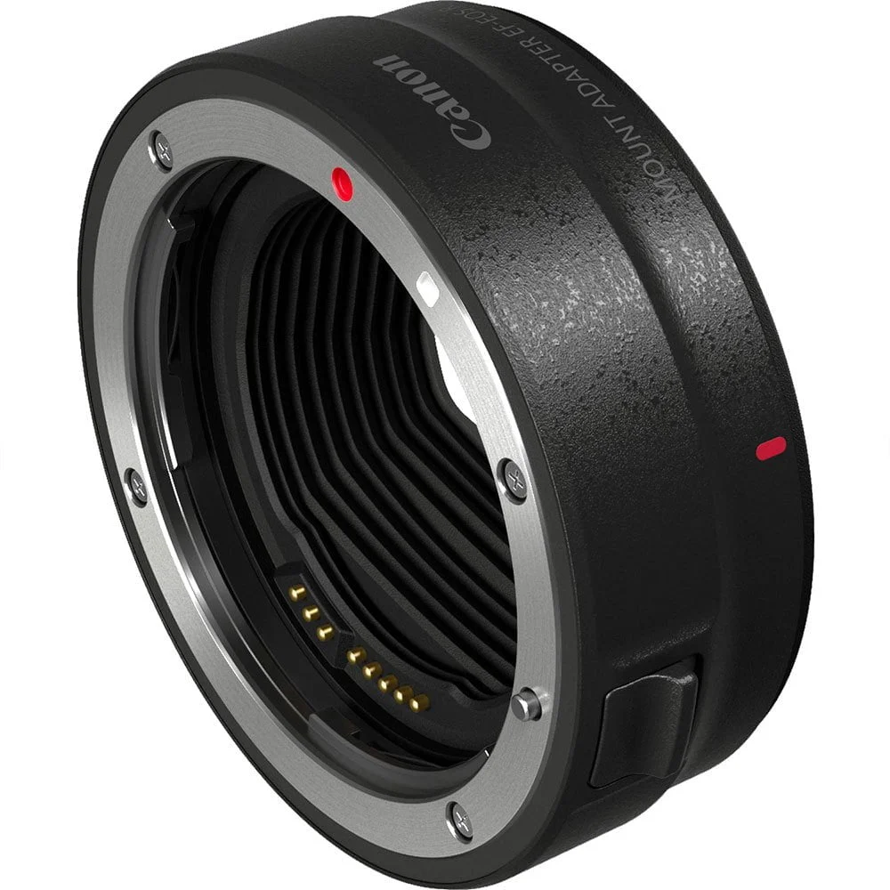 Canon EF-EOS R Mount Adapter – Compatible with EOS R Series Cameras (R5, R6, R3, RP, R) – Use EF/EF-S Lenses on Mirrorless 
