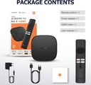 Xiaomi TV Box S 3rd Gen – 4K Ultra HD Streaming Media Player | Dolby Vision | Android TV 13 | Voice Remote