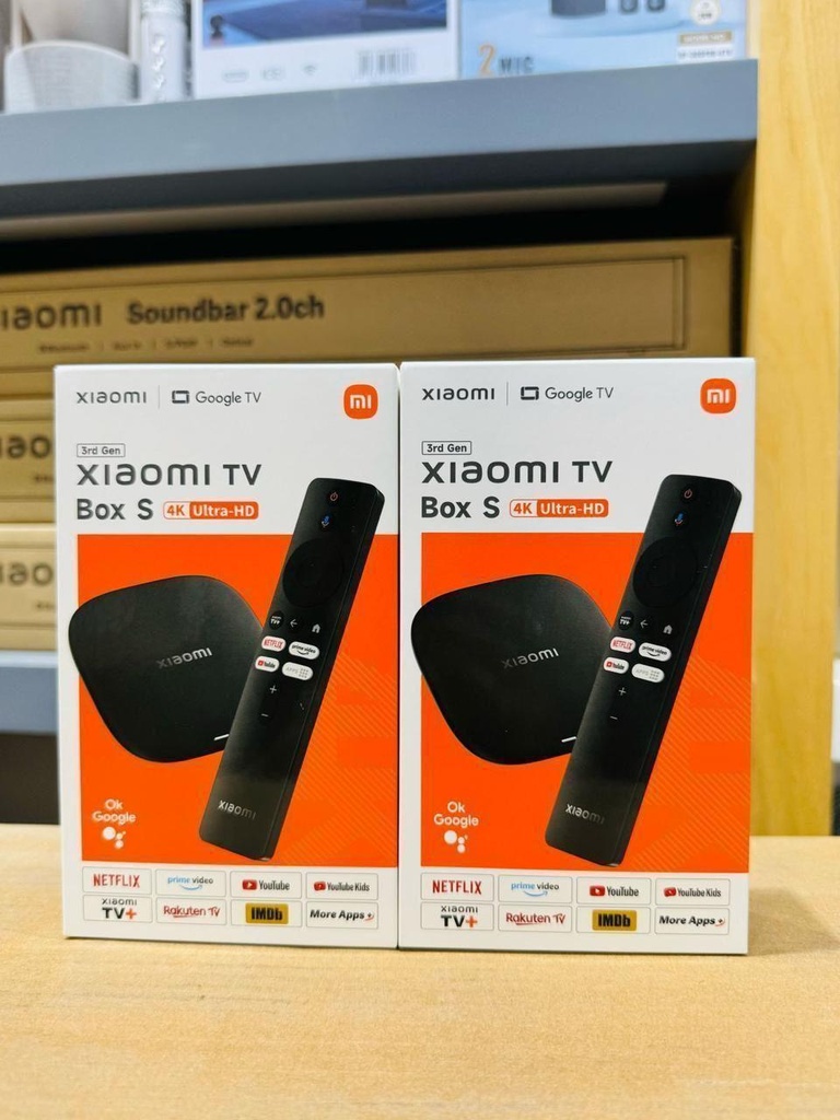 Xiaomi TV Box S 3rd Gen – 4K Ultra HD Streaming Media Player | Dolby Vision | Android TV 13 | Voice Remote