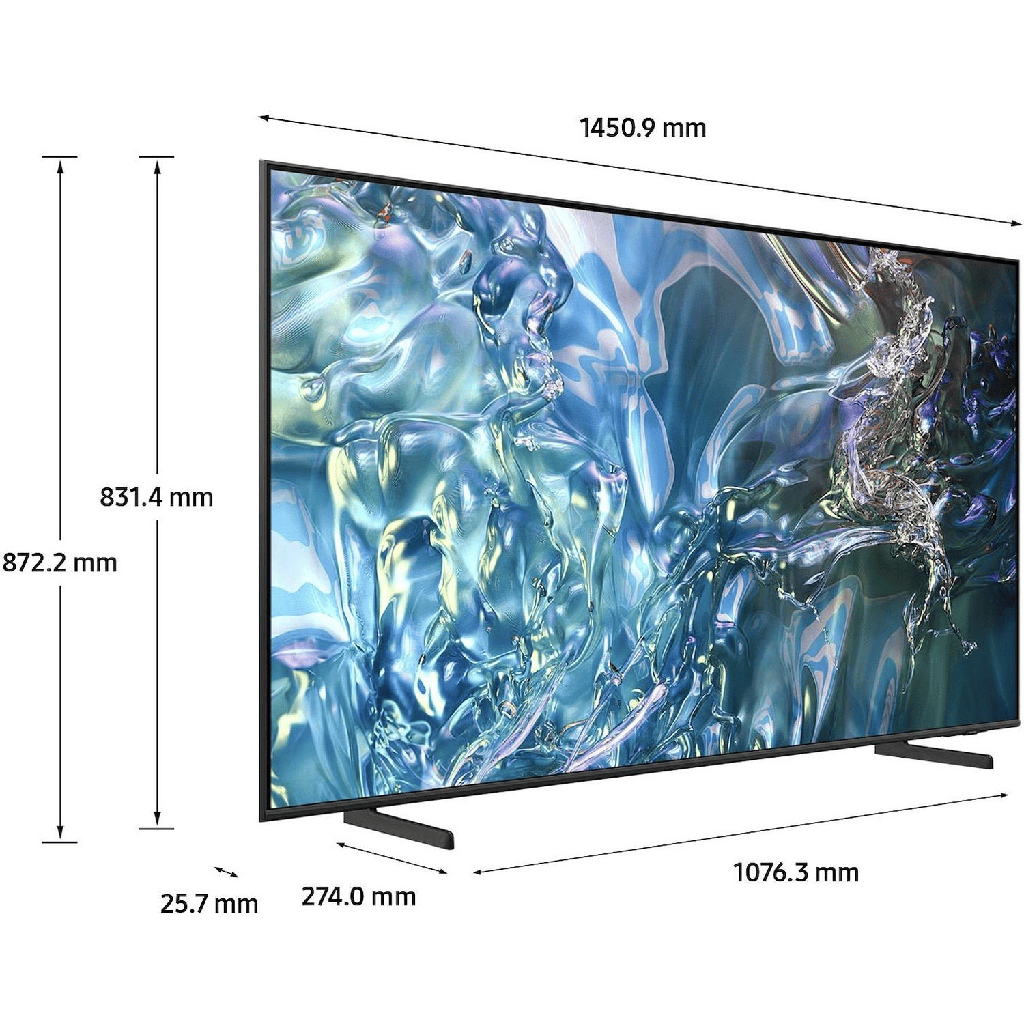Samsung 85" QLED 85Q60D – 4K Smart TV | Quantum HDR | Dual LED | Motion Xcelerator | Alexa & Google Assistant Built-in
