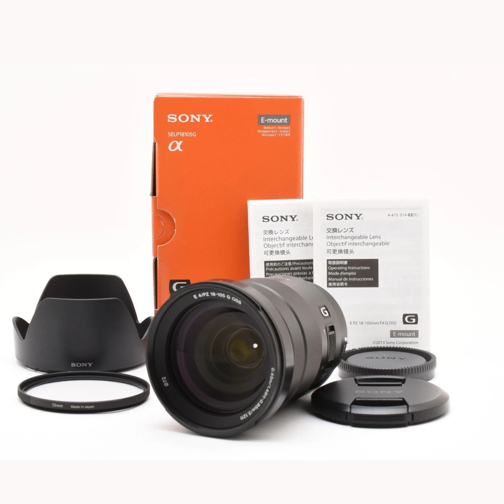 Sony E PZ 18-105mm f/4 G OSS APS-C Power Zoom Lens (SELP18105G)