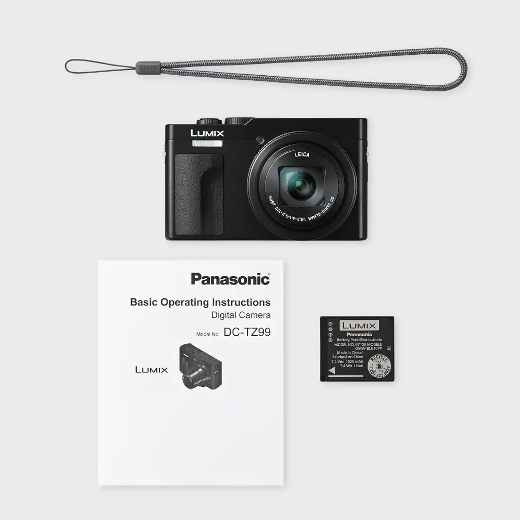 Panasonic LUMIX DC-TZ99-W 30x Optical Zoom 4K Compact Digital Camera with Wi-Fi & Bluetooth - White (New)
