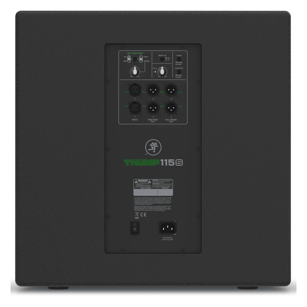 Mackie Thump 115S 1400W 15" Powered PA Subwoofer w/ Built-in High-Pass Outputs