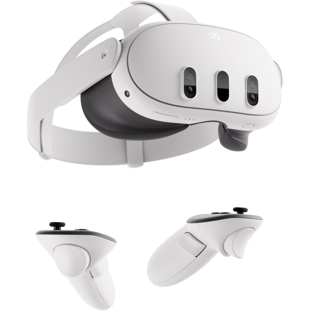 Meta Quest 3 Advanced VR Headset - 512GB (White) | Next-Gen Mixed Reality, Pancake Optics, Snapdragon XR2 Gen 2