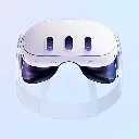 Meta Quest 3 Advanced VR Headset - 512GB (White) | Next-Gen Mixed Reality, Pancake Optics, Snapdragon XR2 Gen 2