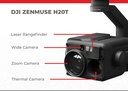 DJI Zenmuse H20T - Integrated Multi-Sensor Payload (Zoom + Thermal + Laser Rangefinder) for Industrial Drones