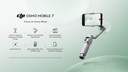 DJI Osmo Mobile 7 Gimbal Stabilizer (UAE Version) - 3-Axis Phone Stabilizer with Built-in Tripod, ActiveTrack 7.0 & Phone Charging