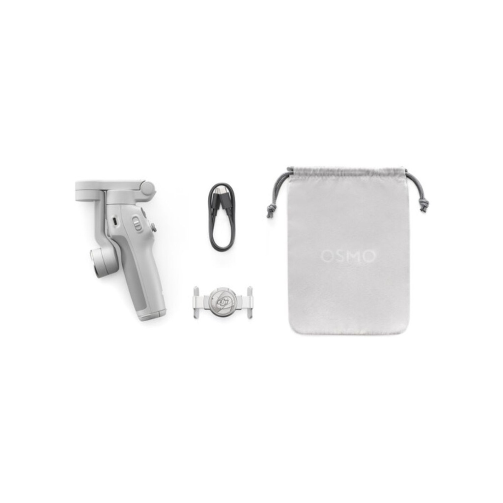 DJI Osmo Mobile 7 Gimbal Stabilizer (UAE Version) - 3-Axis Phone Stabilizer with Built-in Tripod, ActiveTrack 7.0 & Phone Charging