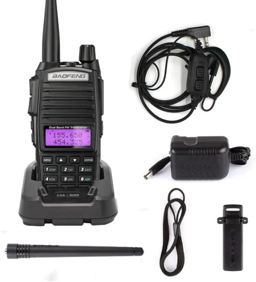 BAOFENG UV-82 (1 – 20 Set) 5W Radio Handheld Dual Band Portable Walkie Talkies With Earpiece