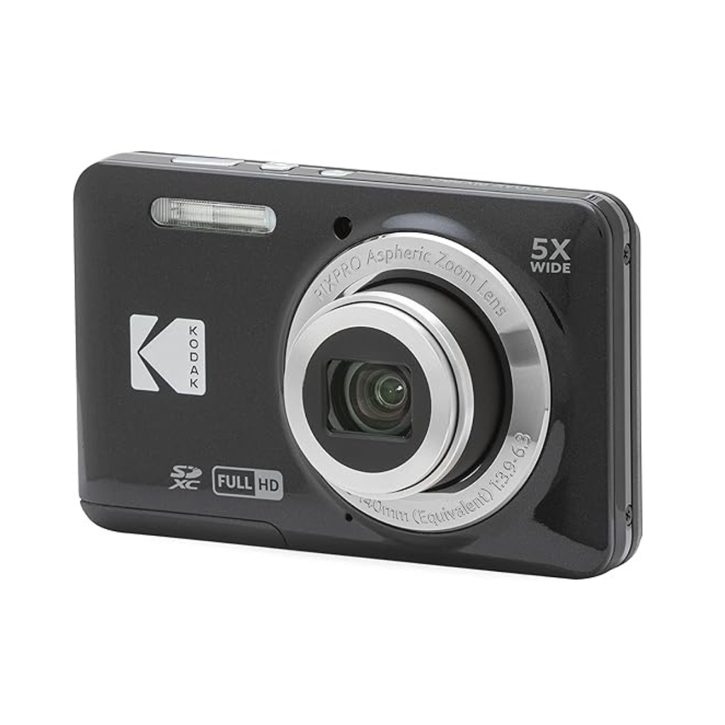 KODAK PIXPRO FZ55-BK Digital Camera – 16MP, 5X Optical Zoom, 2.7" LCD, 1080p Video (Black)