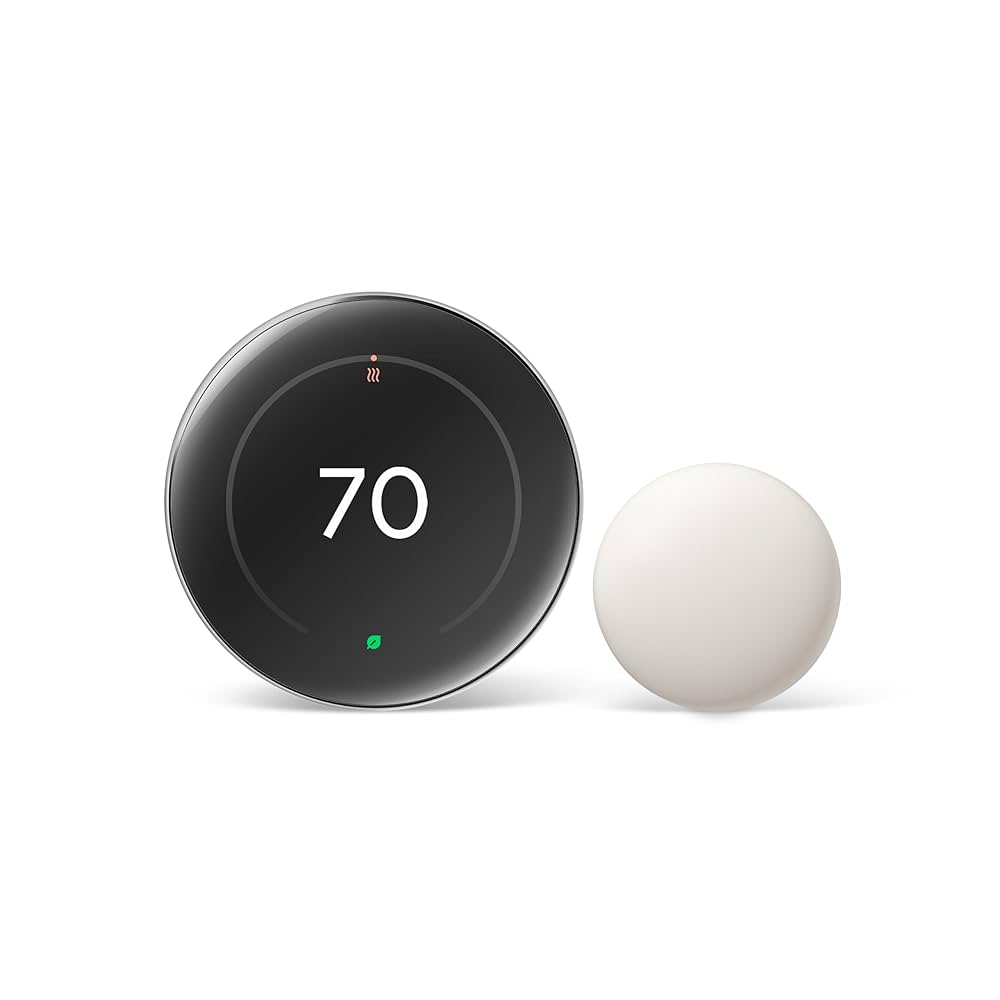 Google Nest Learning Thermostat & Temperature Sensor – Smart, Adaptive Comfort for Every Room