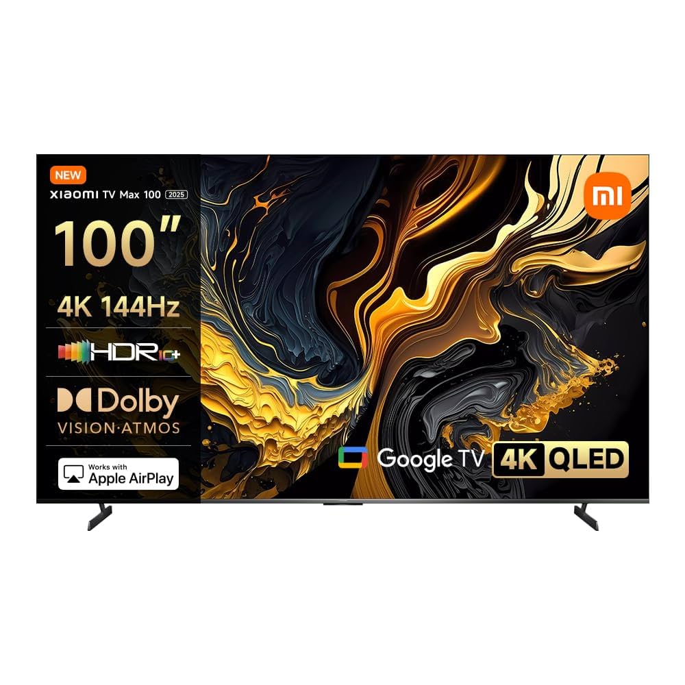 Xiaomi TV Max 100" (2025) - Ultra-large 4K QLED Smart TV with 144Hz Refresh Rate