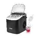 HICON HZB-16M Portable Ice Maker – 16kg Daily Output, 12 Cubes in 8 Mins, Compact & Energy-Efficient (Black)